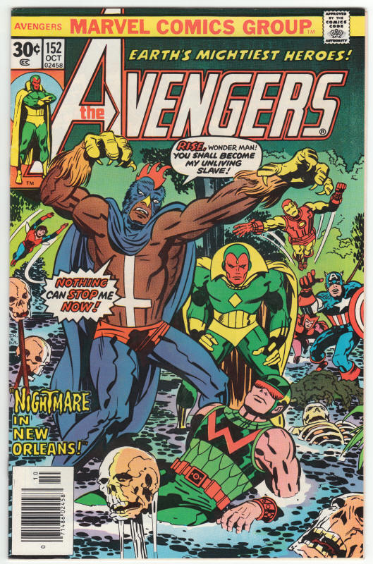 The Avengers 152 front cover