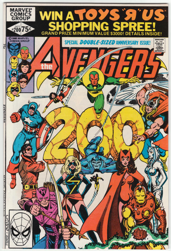 The Avengers 200 front cover