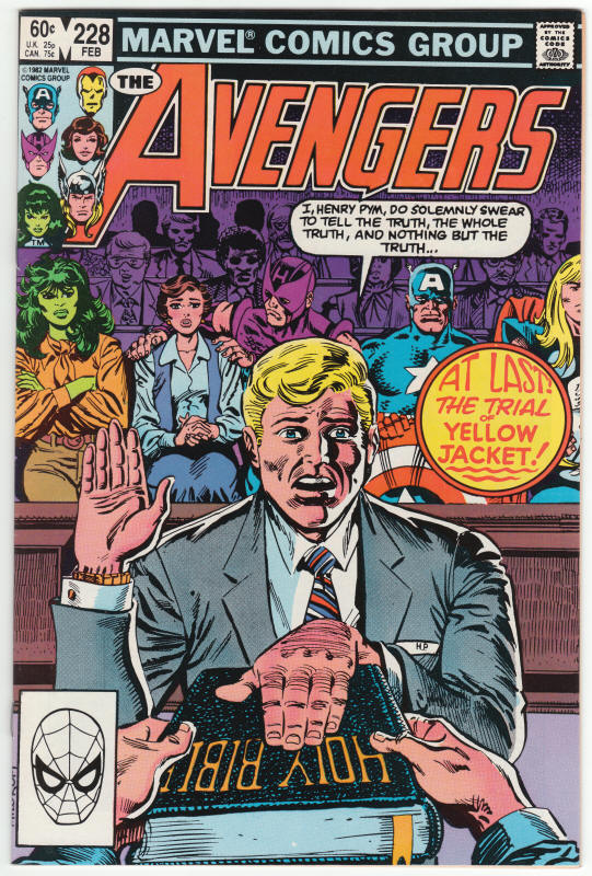 The Avengers 228 front cover