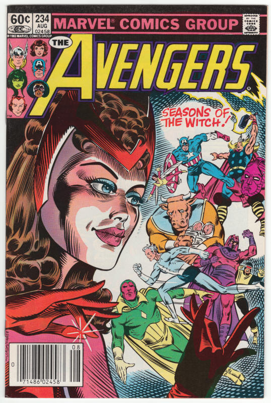 The Avengers 234 front cover