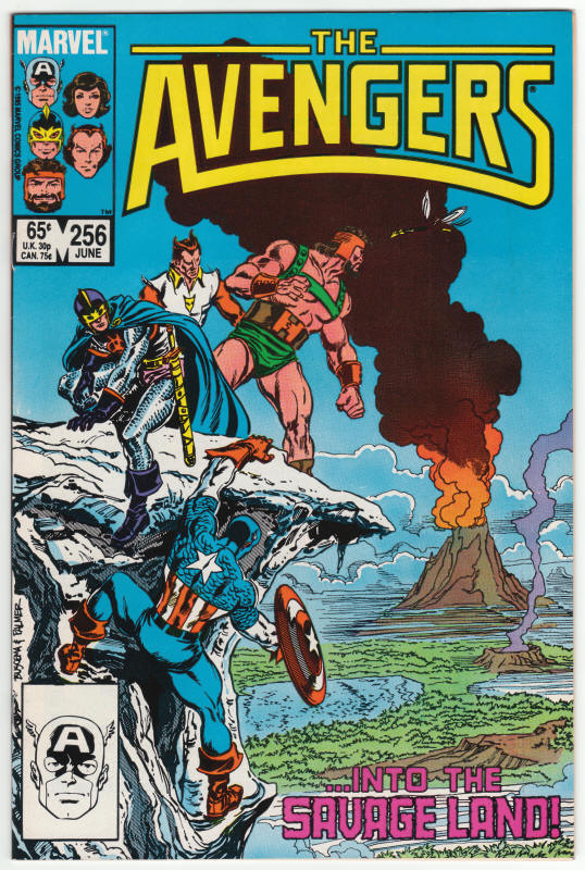 The Avengers #256 front cover
