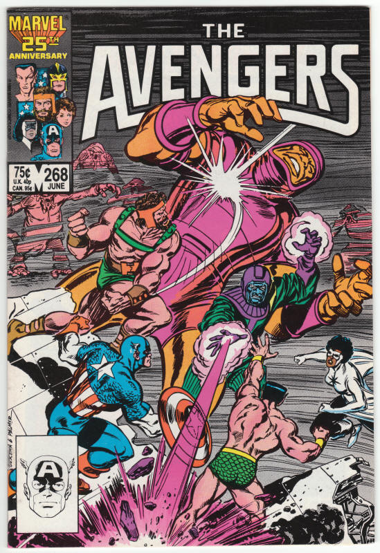 The Avengers 268 front cover