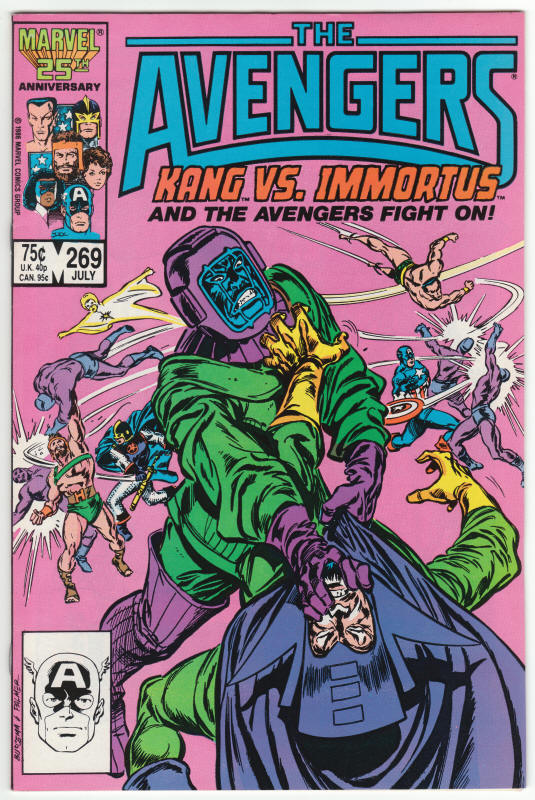 The Avengers 269 front cover