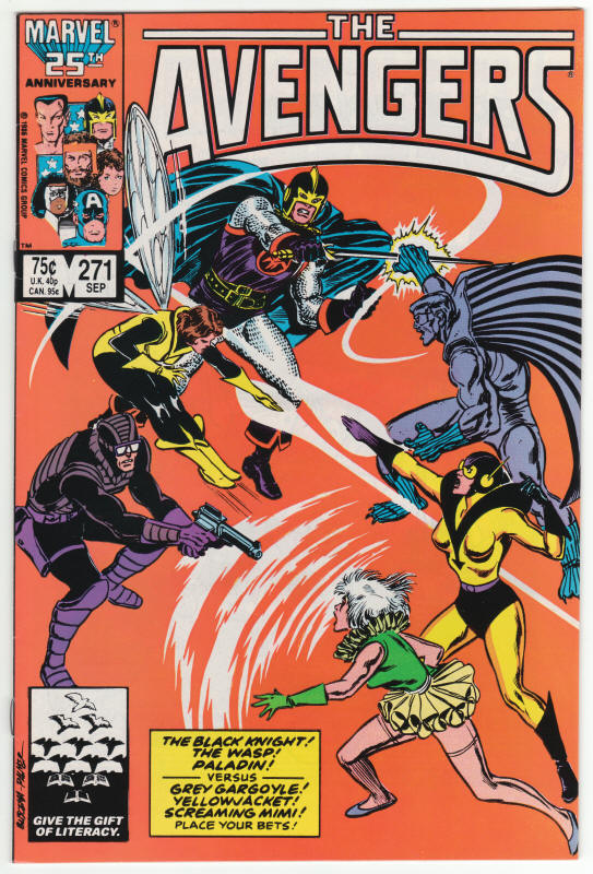 The Avengers #271 front cover