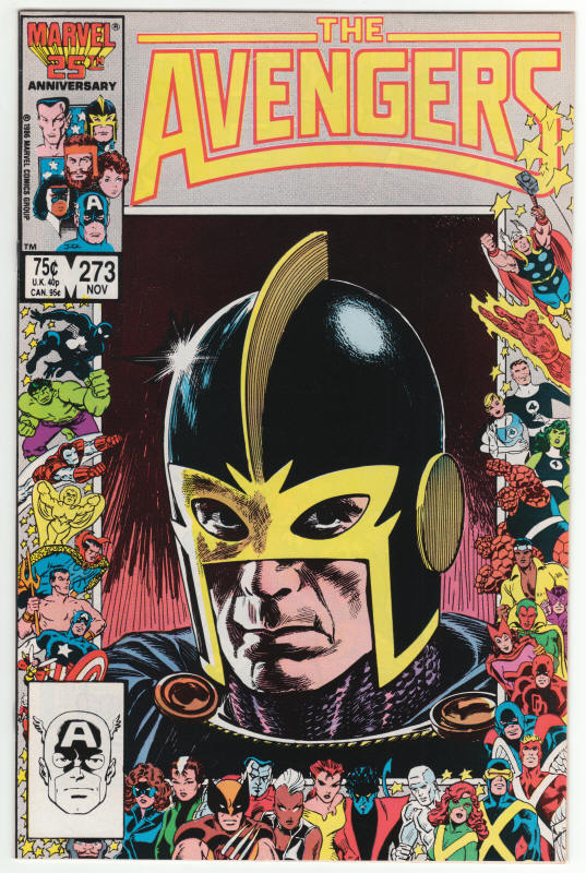 The Avengers #273 front cover