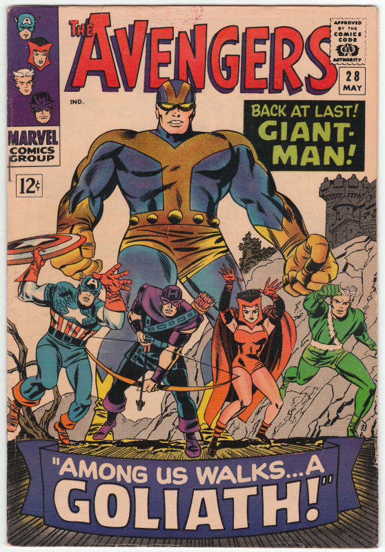 The Avengers #28 front cover