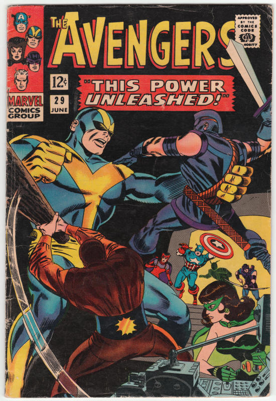 The Avengers #29 front cover