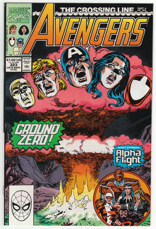 The Avengers #323 front cover