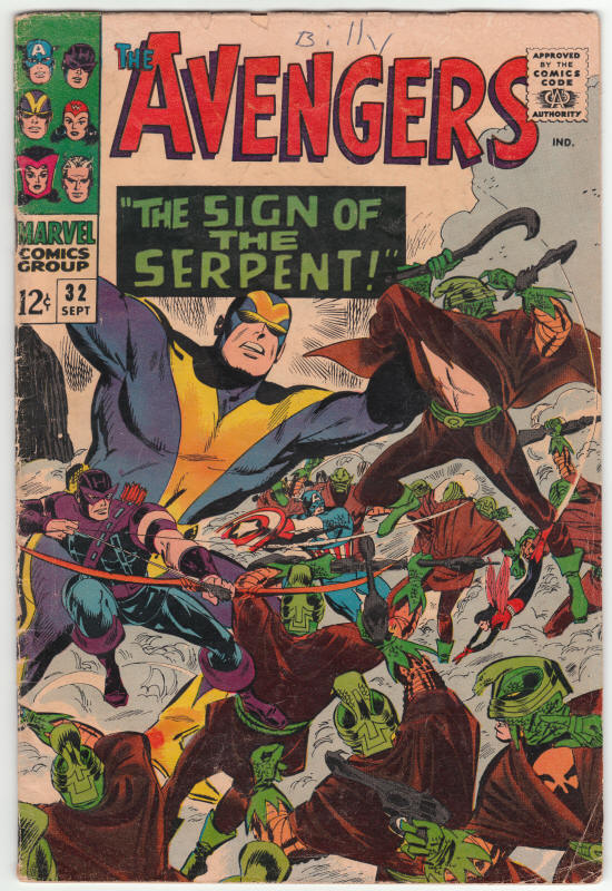 The Avengers #32 front cover