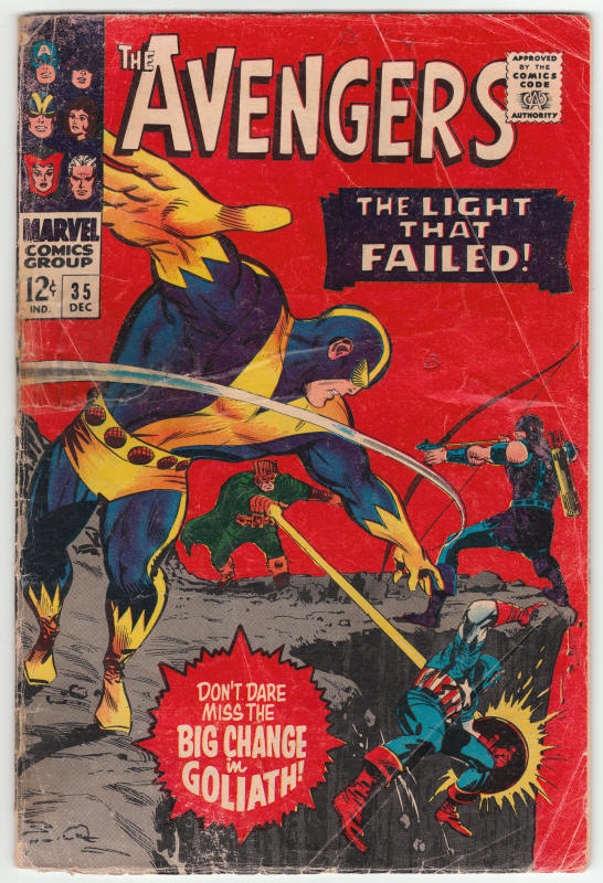 The Avengers #35 front cover