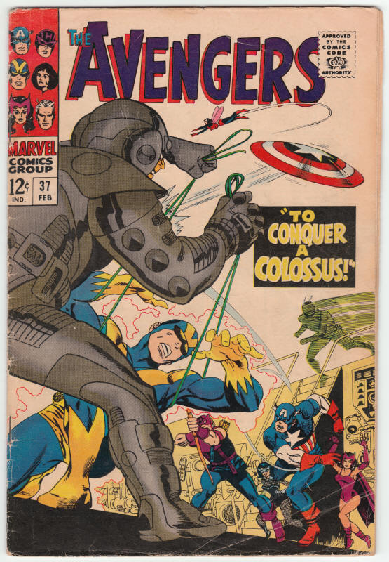 The Avengers #37 front cover