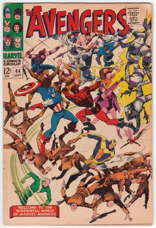 The Avengers #44 front cover