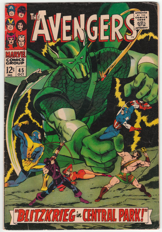 The Avengers #45 front cover