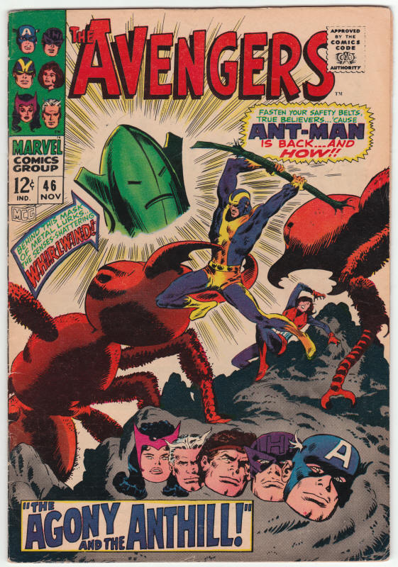 The Avengers #46 front cover