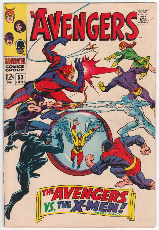 The Avengers #53 front cover