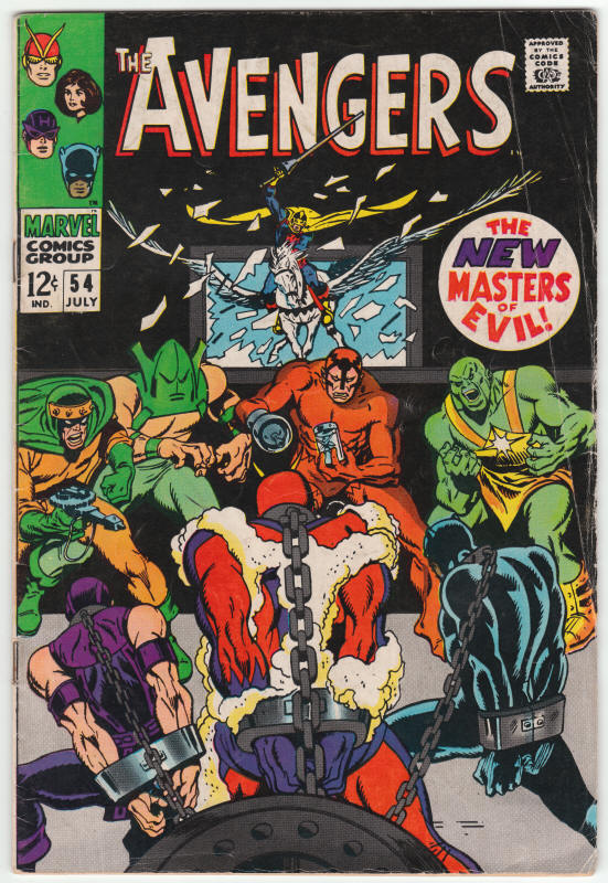 The Avengers #54 front cover