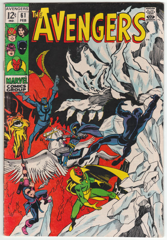 The Avengers #61 front cover