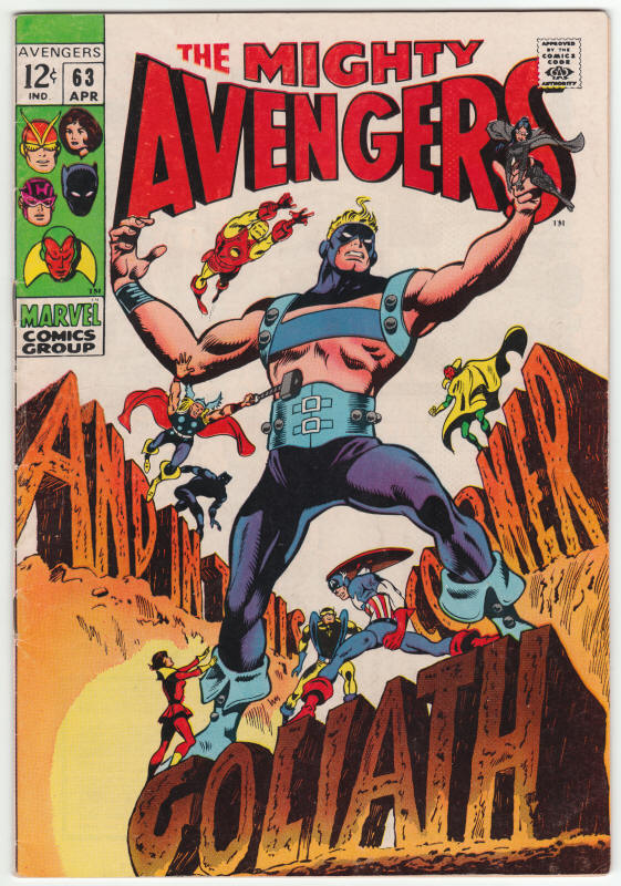 The Avengers #63 front cover