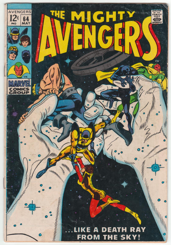 The Avengers #64 front cover
