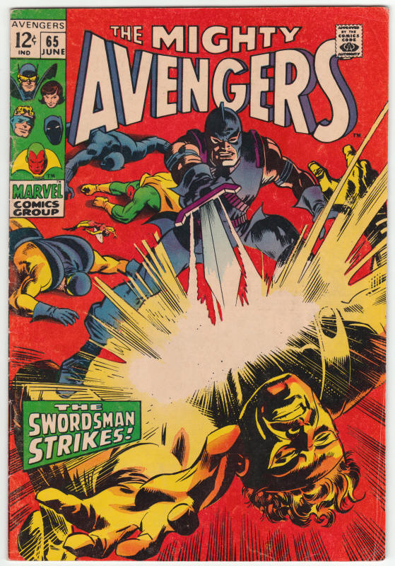 The Avengers #65 front cover
