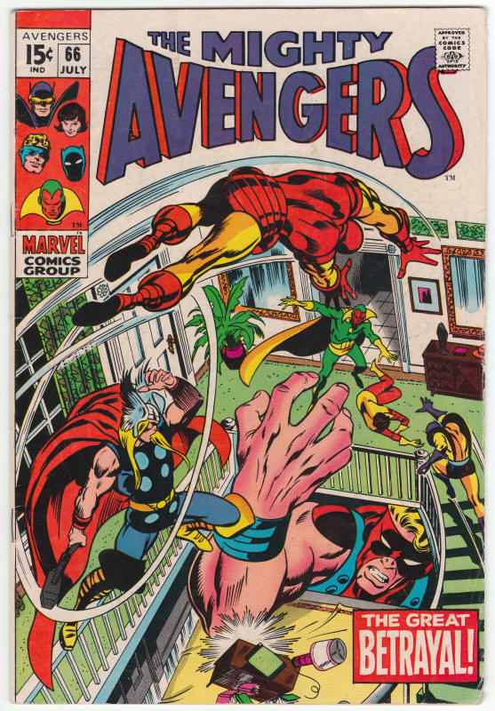 The Avengers #66 front cover