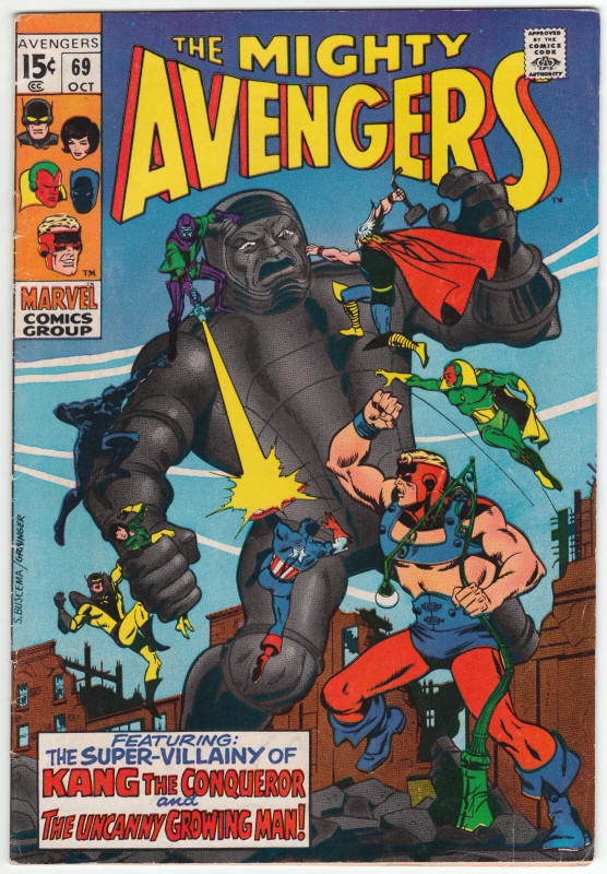 The Avengers #69 front cover