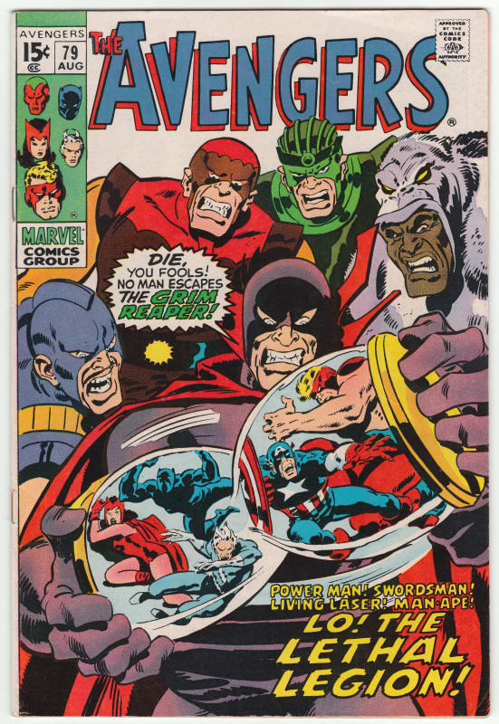 The Avengers #79 front cover
