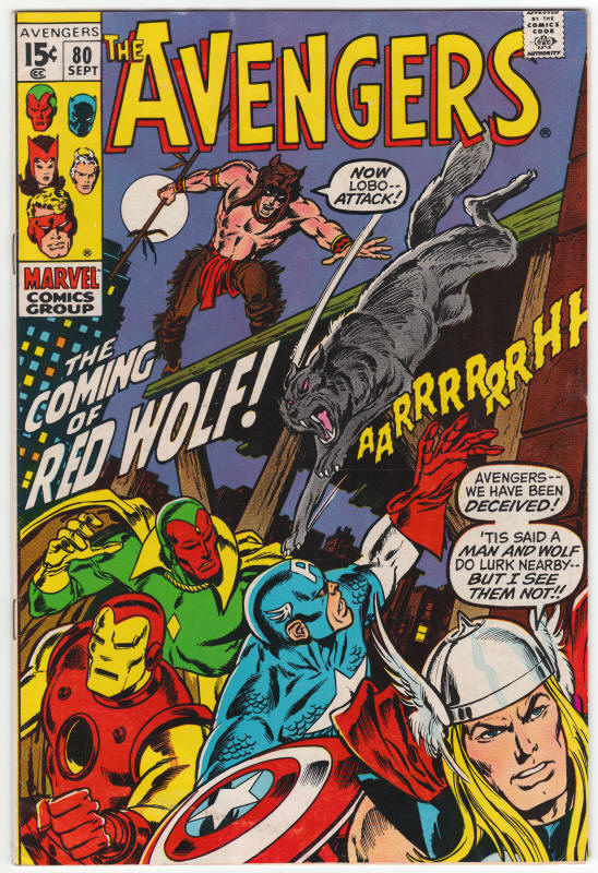 The Avengers #80 front cover