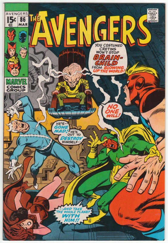The Avengers #86 front cover