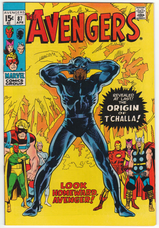The Avengers #87 front cover