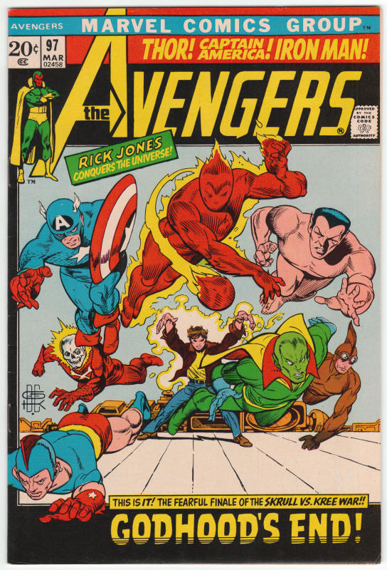 The Avengers #97 front cover
