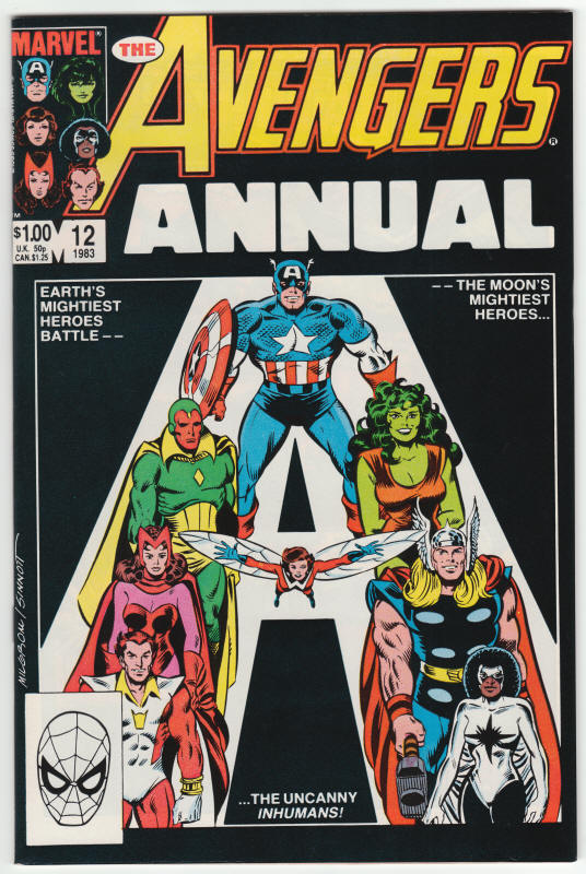 The Avengers Annual 12 front cover