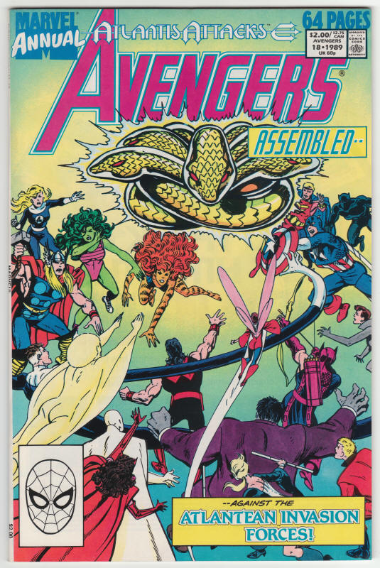 The Avengers Annual 18 front cover