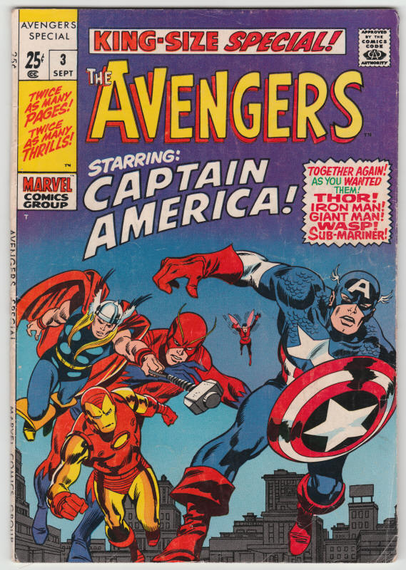 The Avengers Special #3 front cover