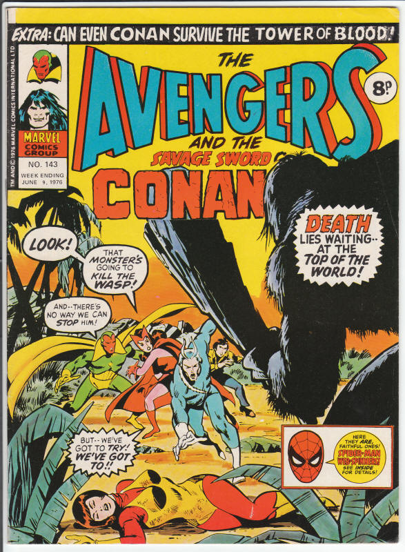 The Avengers And Savage Sword Of Conan #143 front cover