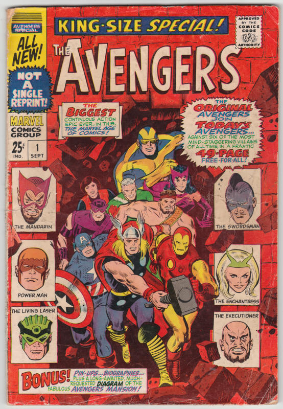 The Avengers Special #1 front cover