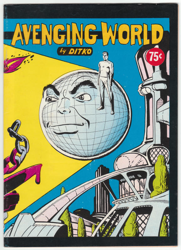 Avenging World #1 F- front cover Steve Ditko Artwork