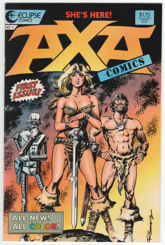 Axa Comics #1 front cover