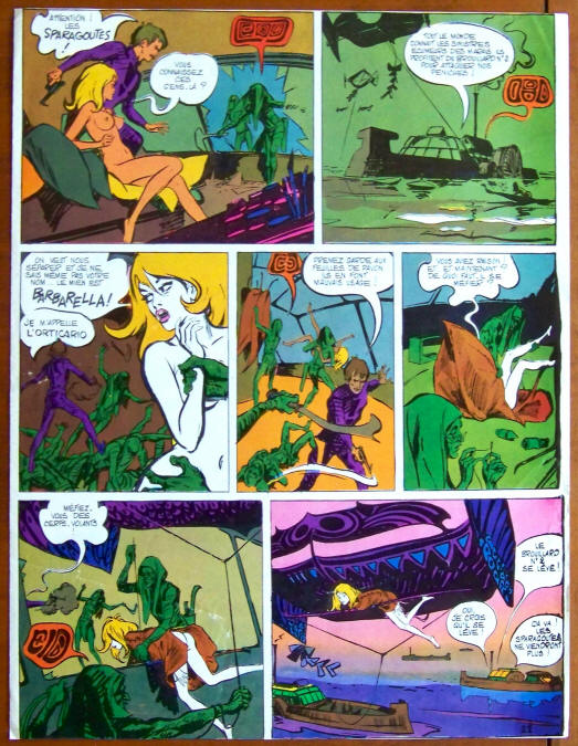 Barbarella French Promo Flyer Page