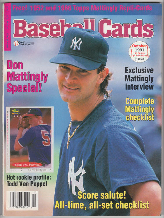 Baseball Cards Magazine #72 front cover