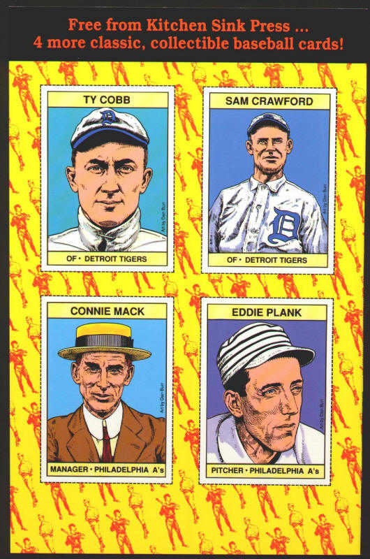 Baseball Comics #2 back cover