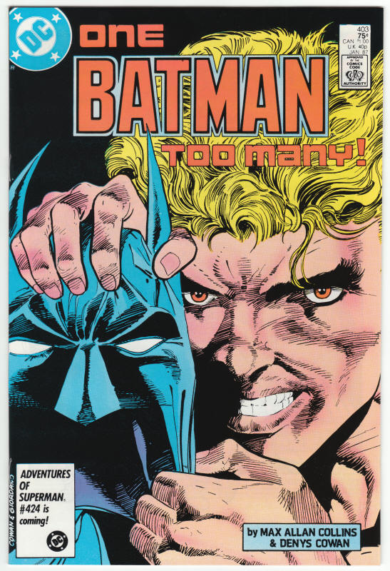 Batman #403 front cover