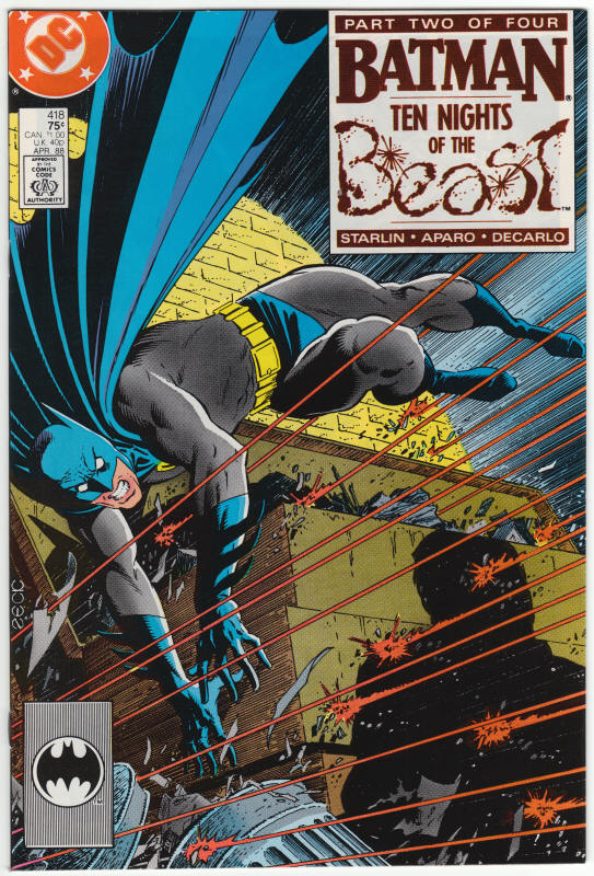 Batman #418 front cover