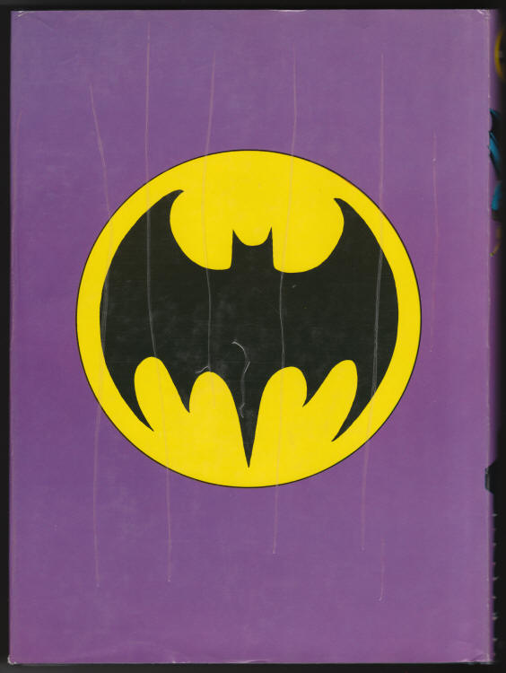 Batman From The 30s To The 70s back cover