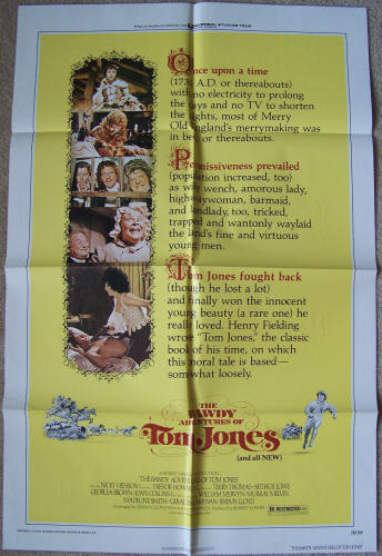 Bawdy Adventures Of Tom Jones One Sheet Movie Poster