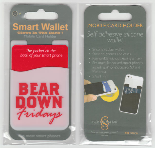 Bear Down Fridays Mobile Card Holders