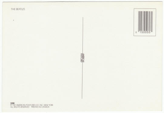The Beatles Post Card #1208 Sgt Pepper