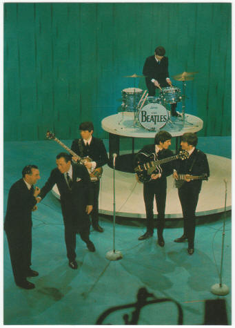 Beatles Ed Sullivan Show Post Card #268-012
