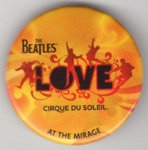 Beatles Love Button