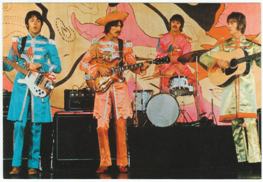 The Beatles Post Card #1208 Sgt Pepper